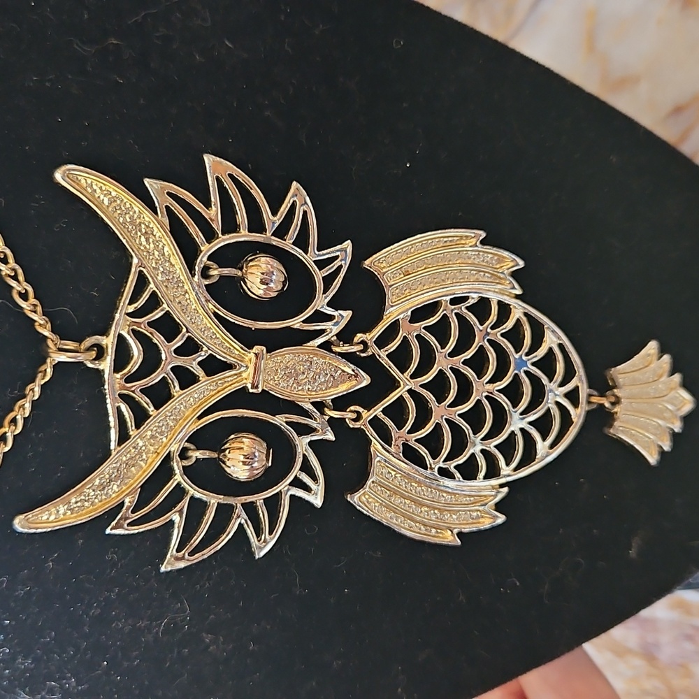 Elegant Gold Owl Pendant Necklace Jewelry